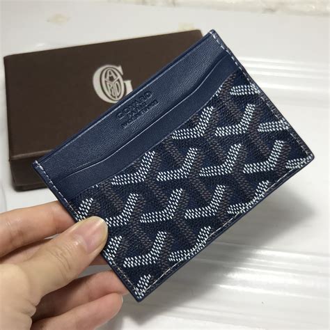 goyard wallet mens card holder|authentic goyard card holder.